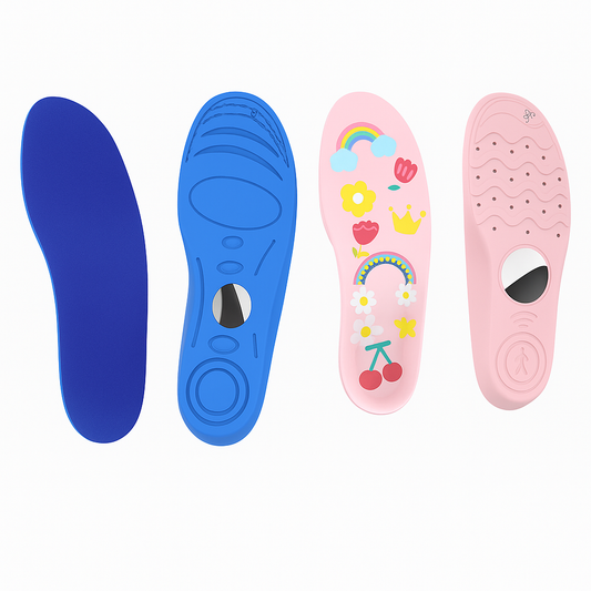 SoleSafe Smart Tracker Insoles (Blue & Pink)