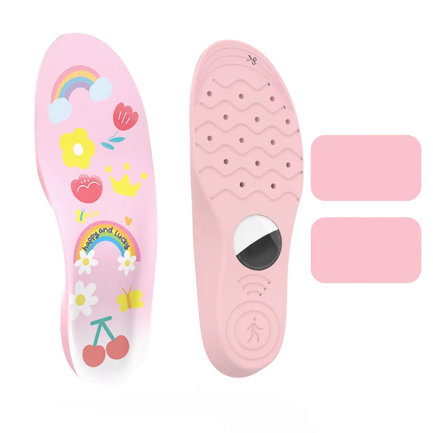 SoleSafe Smart Tracker Insoles (Blue & Pink)